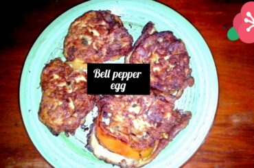 Bell pepper Egg Recipe |simple and delicious | How To Cook Egg Inside Bell pepper