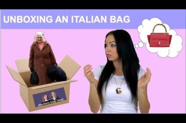 Unboxing an Italian Bag
