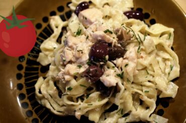 Tagliatelle al Salmone | Salmon Tagliatelle Pasta | Easy Homemade Italian Recipe