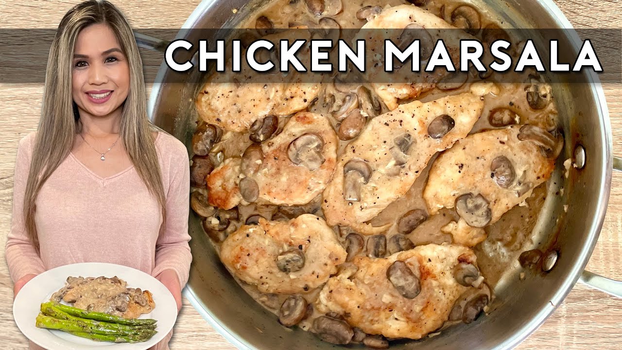CHICKEN MARSALA | Easy Creamy Chicken Marsala CHICKEN MARSALA | Easy Creamy Chicken Marsala