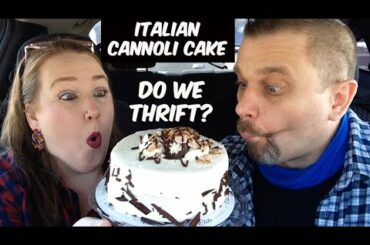 ITALIAN CANNOLI CAKE MUKBANG *DO WE THRIFT*? | THE RALPHIES