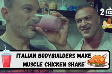 ITALIAN BODYBUILDERS MAKE CHICKEN SHAKE... OVER 4LBS OF CHICKEN WITH COMPLETE RECIPE.