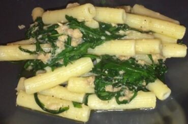 TUNA PASTA WITH RUCOLA | TUNA PASTA WITH ROCKET SALAD | ITALIAN PASTA RECIPE | YUMMYLICIOUS RECIPE