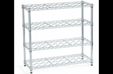 TRINITY EcoStorage 4-Tier NSF Wine Rack, Chrome