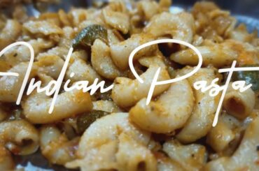 Pasta Recipe .  Italian Pasta in Indian Style .