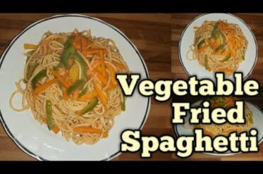 Stir Fried Vegetables Spaghetti Easy Recipe | Italian Food | Multi Tasking