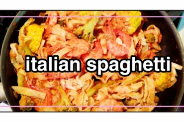 HOW TO COOK ITALIAN SPAGHETTI WITHOUT RECIPE BOOK | LOVELYHOME LOVE