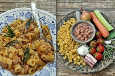 Pasta Fazool! This pasta & fagioli recipe is awesome- so quick, easy, healthy and delicious!
