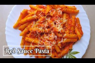 Red Sauce Pasta Recipe | Pasta in Red Sauce Gravy | Italian Pasta | Restaurant Style Red Sauce Pasta