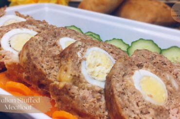 Italian Stuffed Meatloaf Recipe | Polpettone Ripieno Ricetta