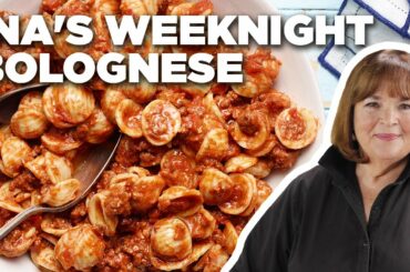 Ina Garten's Weeknight Pasta Bolognese | Barefoot Contessa | Food Network
