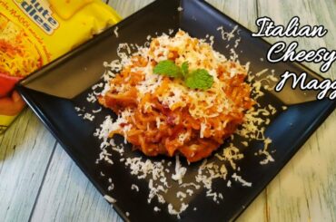 Italian Style Cheesy Maggi | Maggi Recipe in Hindi | Maggi banane ki recipe | Maggi Recipes