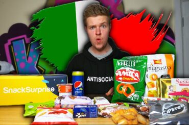 TRYING LOT'S OF ITALIAN SNACKS AND CANDY! | Snack Surprise