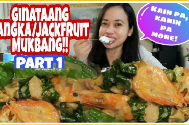 Mukbang Ginataang Langka/Jackfruit.. Pinay cooks and eat..