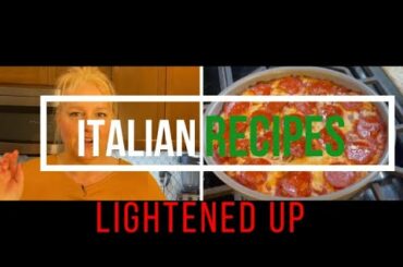 Italian Inspired Recipes, Pizza Frittata, Olive Feta Flatbreads, Ricotta Stuffed Manicotti