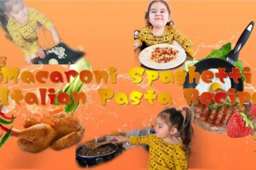 How to make macaroni spaghetti italian Pasta Recipe "Simple and Easy red sauce pasta recipe"