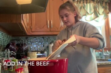 Lauren's cooking video