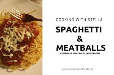 Cooking with Stella Bistro Foods: AIR FRYER Spaghetti & Meatballs QUICK EASY MEAL