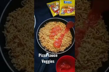 Maggie Pizza In Pan Recipe | #short videos | By Z food's