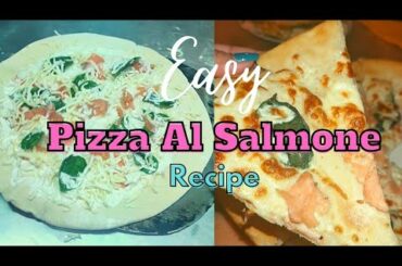 how to make a #delicious #salmonpizza#shorts||#Pizza al Salmone || #Italianfood#Diorella'sWorld