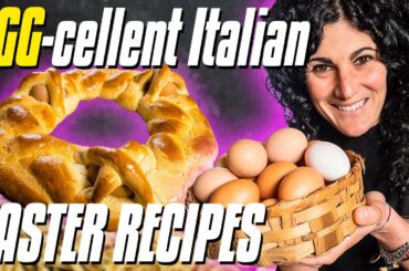 3 EGG-cellent Italian EASTER Recipes | How to Make Stuffed Eggs, Torta Pasqualina & Easter Cookies