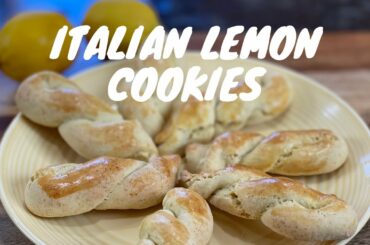 Best Italian Cookie // How to make Lemon Cookies // Cooking with Pina