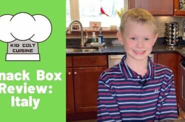 Kid Colt Cuisine - Italy Snack Subscription Box Review