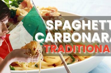 Spaghetti Carbonara Original Italian Recipe - 4K
