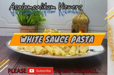 Delicious White Sauce Pasta Recipe. Italian Cuisine