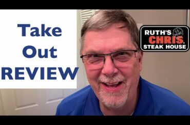 RUTH'S CHRIS STEAK HOUSE Take Out REVIEW. Our Eating In Orlando on our Spring Break Vacation.