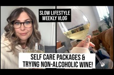 Self Care Parcels & Testing Non-Alcoholic Wines! | xameliax weekly vlog 2021 | Slow Lifestyle Vlog
