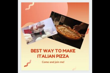 Making italian pizza/Watch me while i’m working/pizza buono