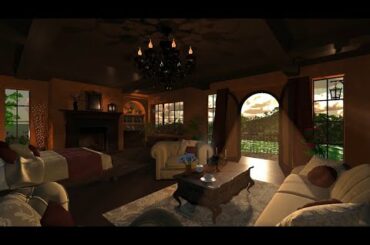 Tuscany/Italian Villa Ambiance | Sunny Days & Stormy Nights | 8 Hours