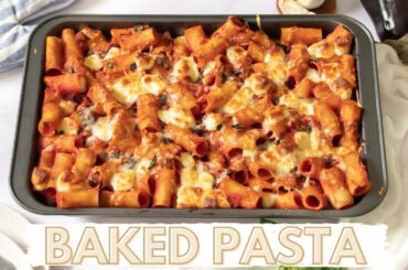 How to Make Italian Baked Pasta | Vegetarian Recipe