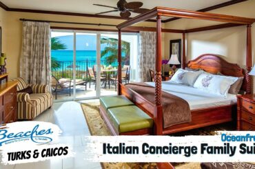 Italian Oceanfront Concierge Family Suite D2 | Beaches Turks & Caicos Walkthrough Tour & Review 4K