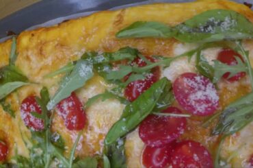 THE GREATEST PIZZA POMODORI ARUGULA AND PARMEZAN | ITALIAN RECIPE | BEST DOUGH | PARMIGIANNO