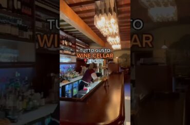 Tutti Gusto Wine Cellar at Epcot #shorts