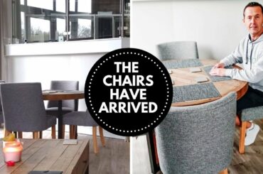 THE DINING ROOM CHAIRS HAVE ARRIVED | DO WE LIKE THEM ? | THE LODGE GUYS | VLOG