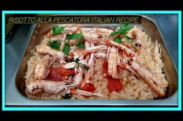 RISOTTO ALLA PESCATORA ITALIAN RECIPE #shorts
