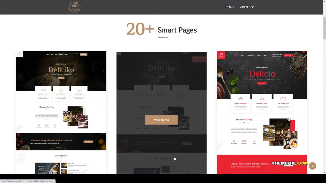 Deliciko – Restaurant WordPress Theme menu food Erena Deliciko - Restaurant WordPress Theme menu food Erena