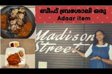 Vlog #69//Yummy Italian Beef Braciole and Crispy Chicken and chips at Madison Street/Food vlogs/Simi