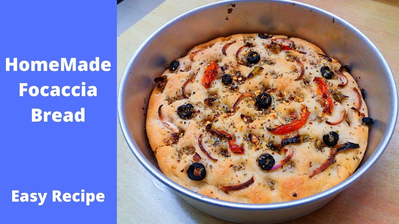 Homemade Focaccia Bread Recipe | Italian Bread Recipe | Easy Focaccia Bread Homemade Focaccia Bread Recipe | Italian Bread Recipe | Easy Focaccia Bread