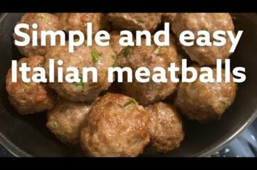 Tasty Italian meatballs/Alex Hollingsworth