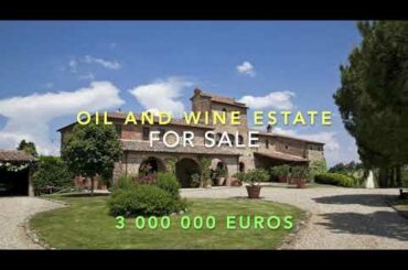 Oil & Wine Estate near Torrita di Siena | 3 000 000 Euros | Tuscany, Italy | Houses For Sale 2021