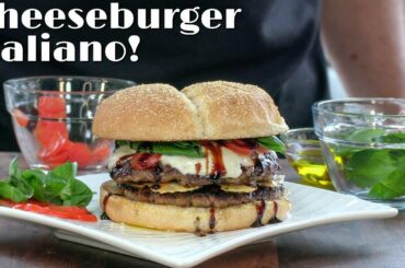 Cheeseburger Italiano Recipe | Italian Cheeseburger | How to Make a Cheeseburger | Ballistic BBQ