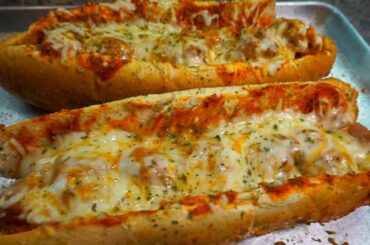 The Best Cheesy Italian Meatball Sub EVER!!! | Meatball Sub Recipe