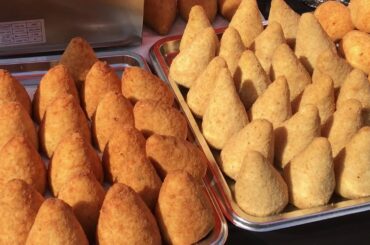 Italian Street Food. Sicilian Cannoli. Stuffed Cantucci. Epic Italian Pastries