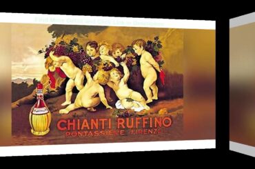 Best Review Wine poster for the Chianti made by the Ruffino brothers of Florence Italy The poster i