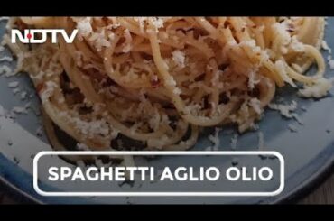 How To Make Spaghetti Aglio Olio | Easy Spaghetti Aglio Olio Recipe Video