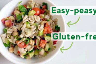 Perfect for Lunches! Easy, Healthy, Pasta Salad! Gluten-Free, Oil-Free & Vegan / WFPB